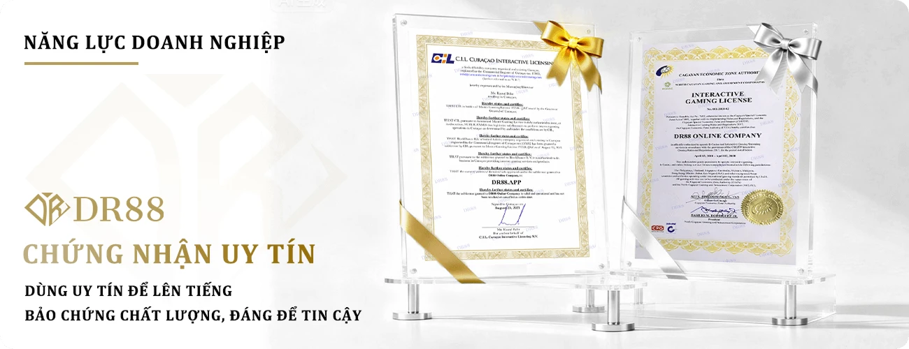 Các chứng nhận của DR88